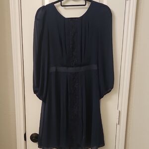 Jessica Simpson Blue Long Sleeve Dolman Sundress